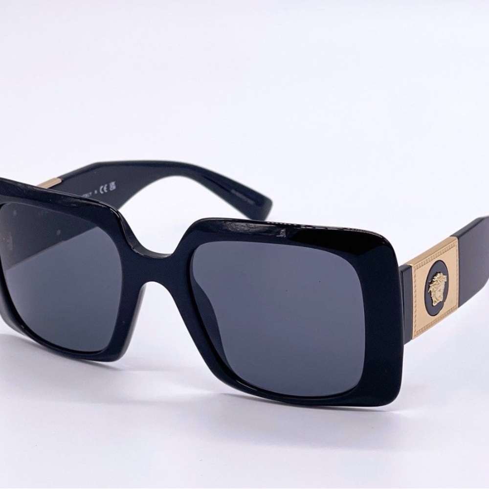 Versace Women’s Black Square Sunglasses - Picture 2 of 7